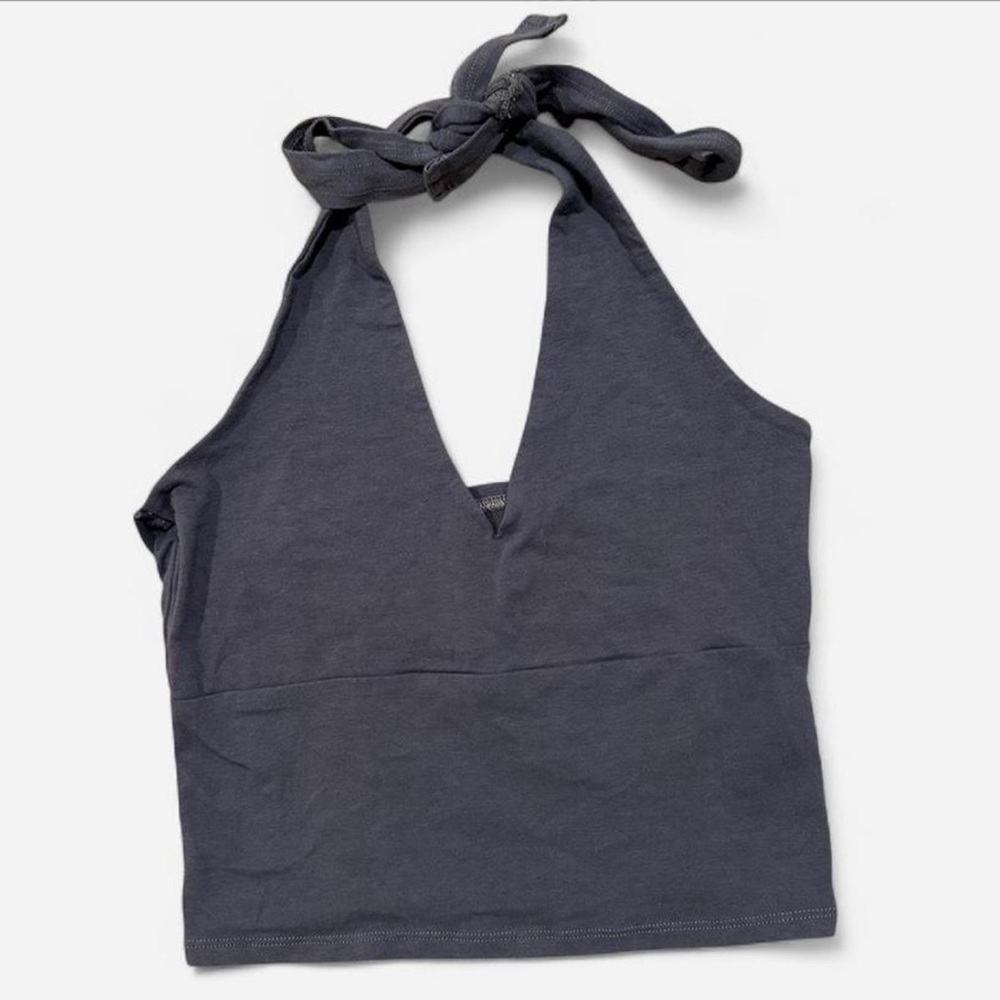 Hollister Women's Charcoal Tank Top
